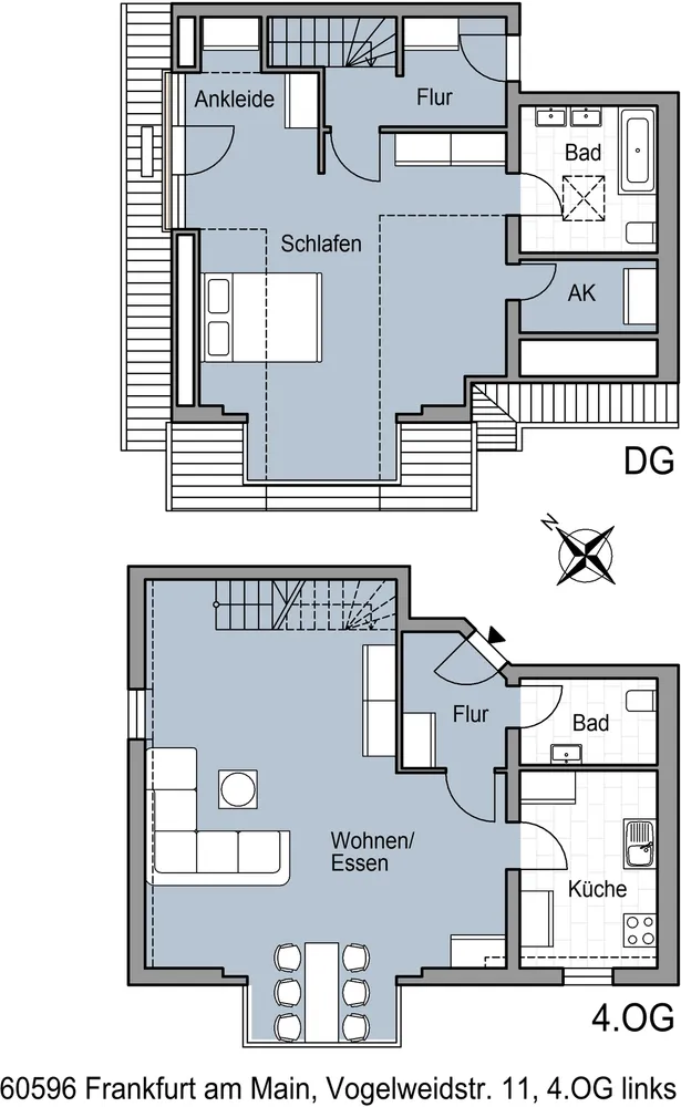 2 Zimmer Wohnung mit 89 m² in Frankfurt am Main – Bild 9
