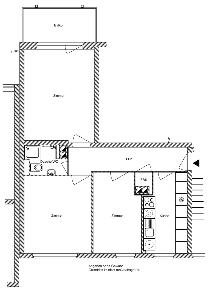 3 Zimmer Wohnung mit 61 m² in Frankfurt am Main – Bild 6