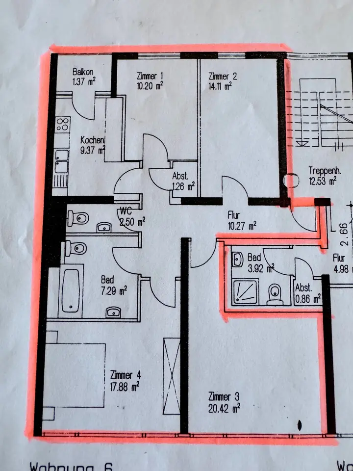 4 Zimmer Wohnung mit 95 m² in Kassel – Bild 9