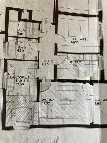 4 Zimmer Wohnung mit 73 m² in Essen – Bild 2