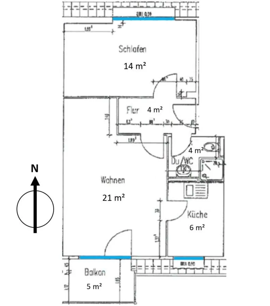 3 Zimmer Wohnung mit 52 m² in Essen – Bild 10