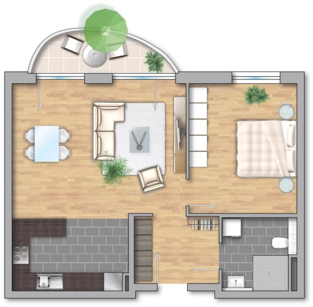 2 Zimmer Wohnung mit 65 m² in Mannheim – Bild 2