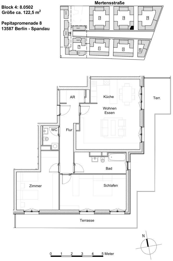 3 room apartment with 122 m² in Berlin – Photo 7