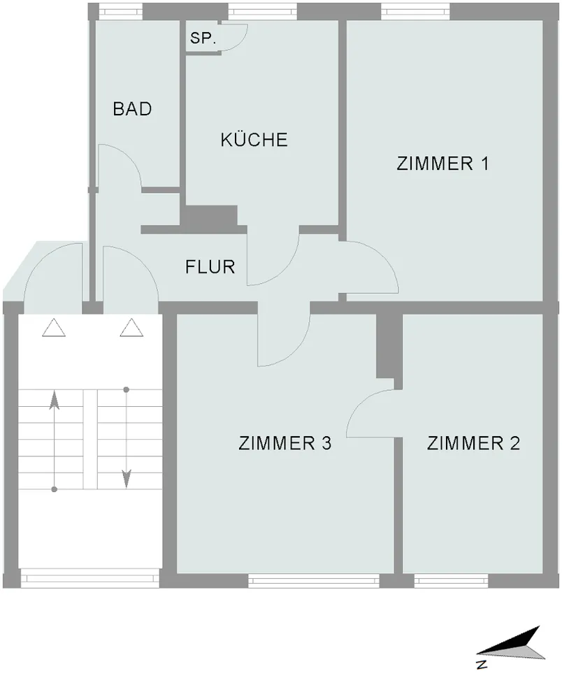 3 room apartment with 54 m² in Bremen – Photo 2