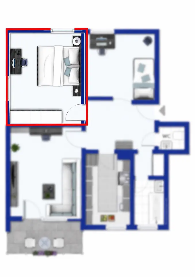 2 Zimmer Wohnung mit 16 m² in Leonberg – Bild 6