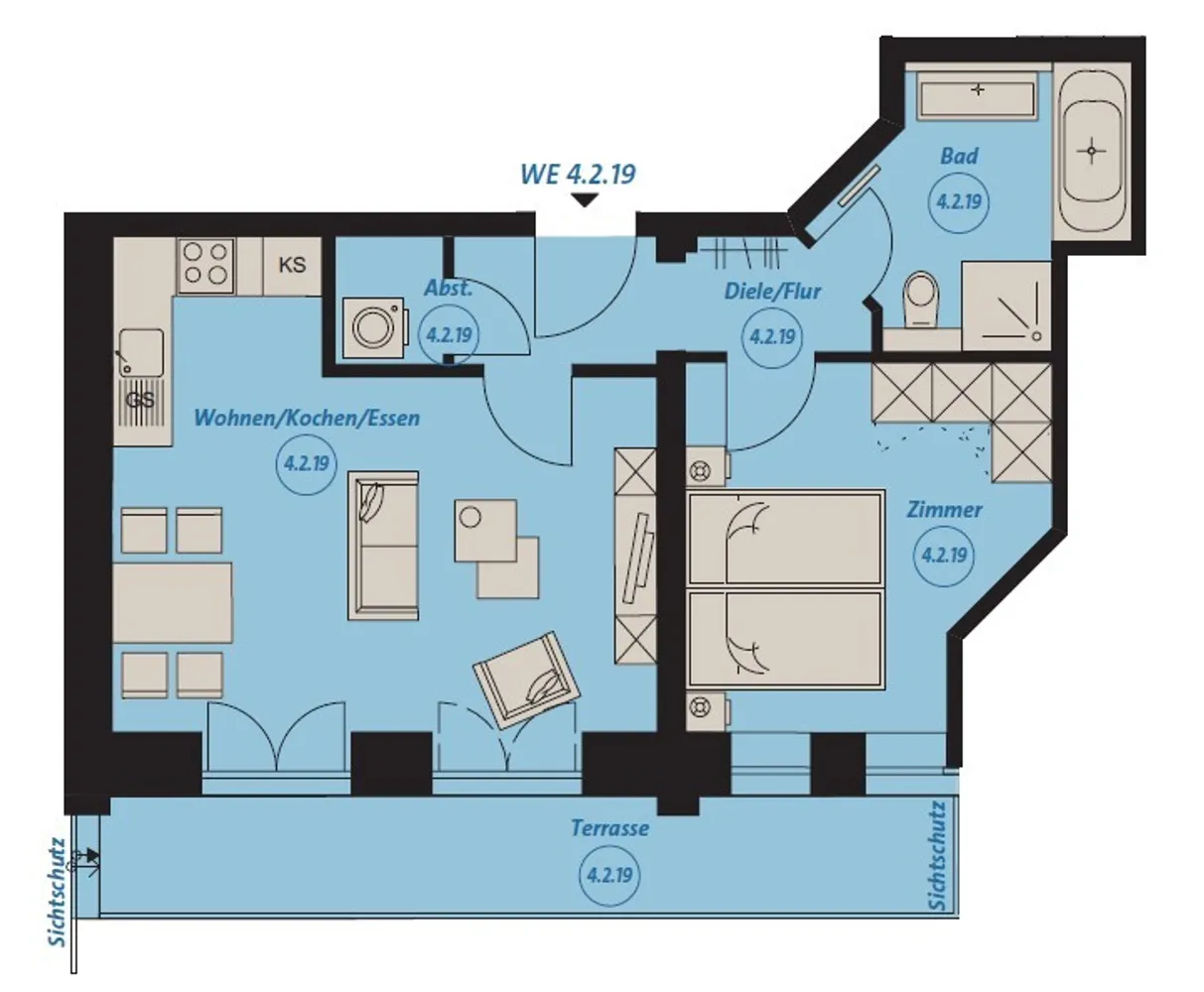 2 Zimmer Wohnung mit 52 m² in Leipzig – Bild 4