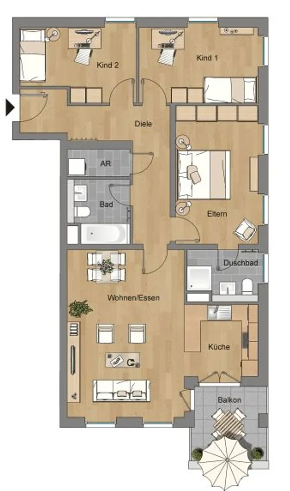 4 Zimmer Wohnung mit 100 m² in Wetzlar – Bild 9