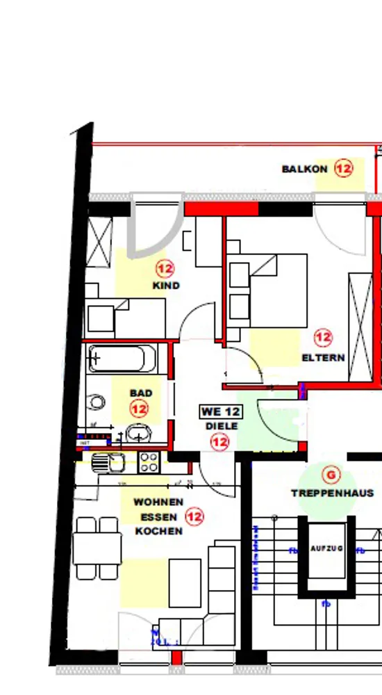 3 Zimmer Wohnung mit 61 m² in Krefeld – Bild 8