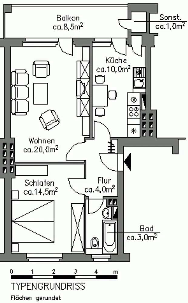 2 Zimmer Wohnung mit 51 m² in Berlin – Bild 3
