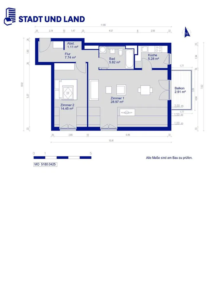 2 room apartment with 66 m² in Berlin – Photo 10