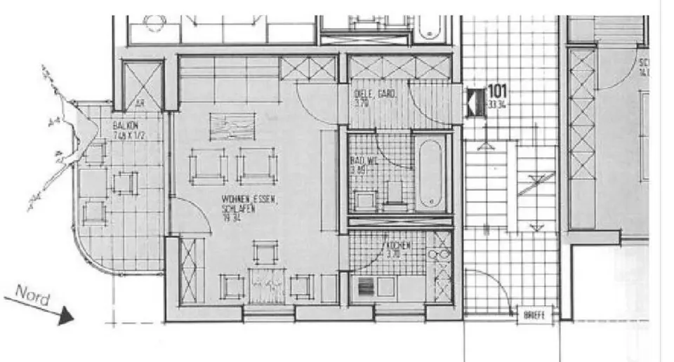 2 Zimmer Wohnung mit 34 m² in Emmendingen – Bild 10