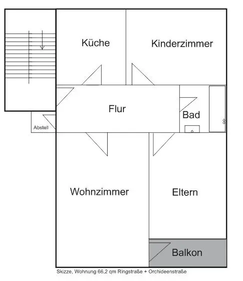 3 Zimmer Wohnung mit 66 m² in Moers – Bild 8