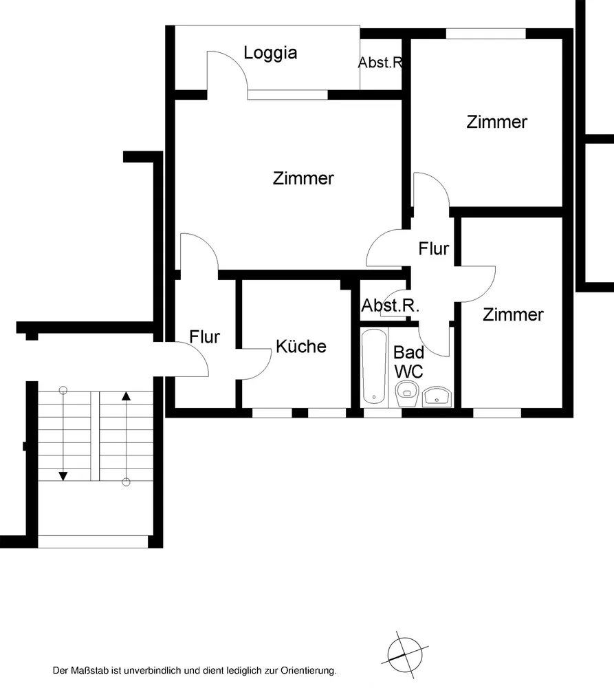 3 Zimmer Wohnung mit 76 m² in Bielefeld – Bild 1