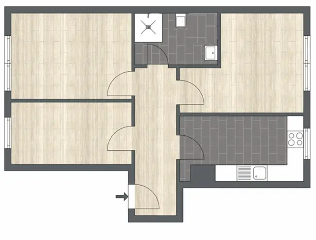 3 Zimmer Wohnung mit 52 m² in Solingen – Bild 6
