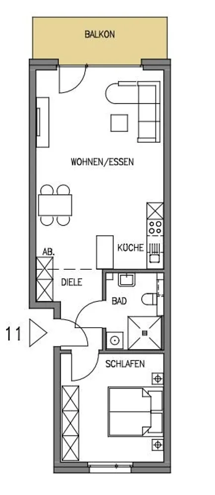 2 Zimmer Wohnung mit 60 m² in Bielefeld – Bild 9