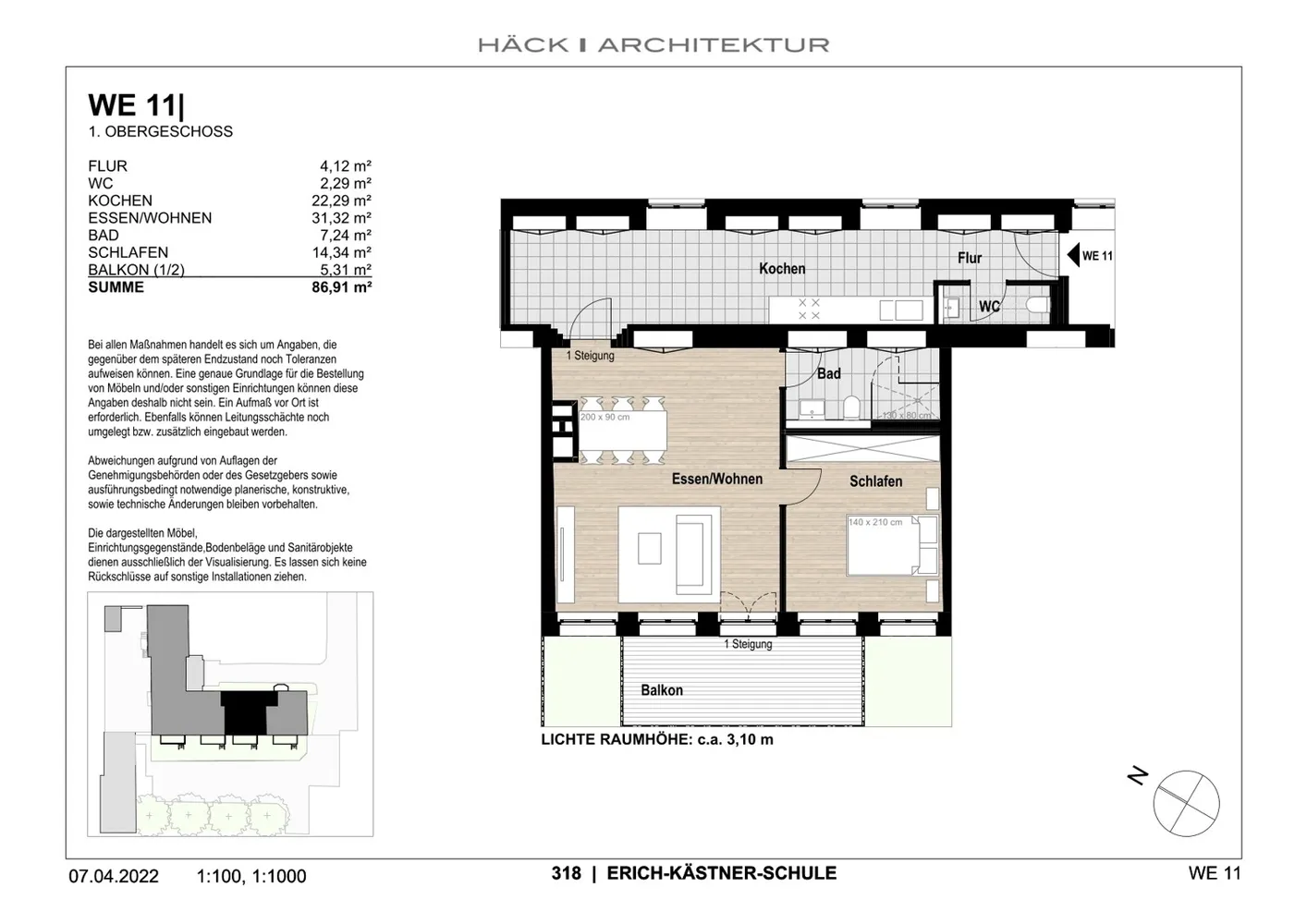 3 Zimmer Wohnung mit 87 m² in Krefeld – Bild 5
