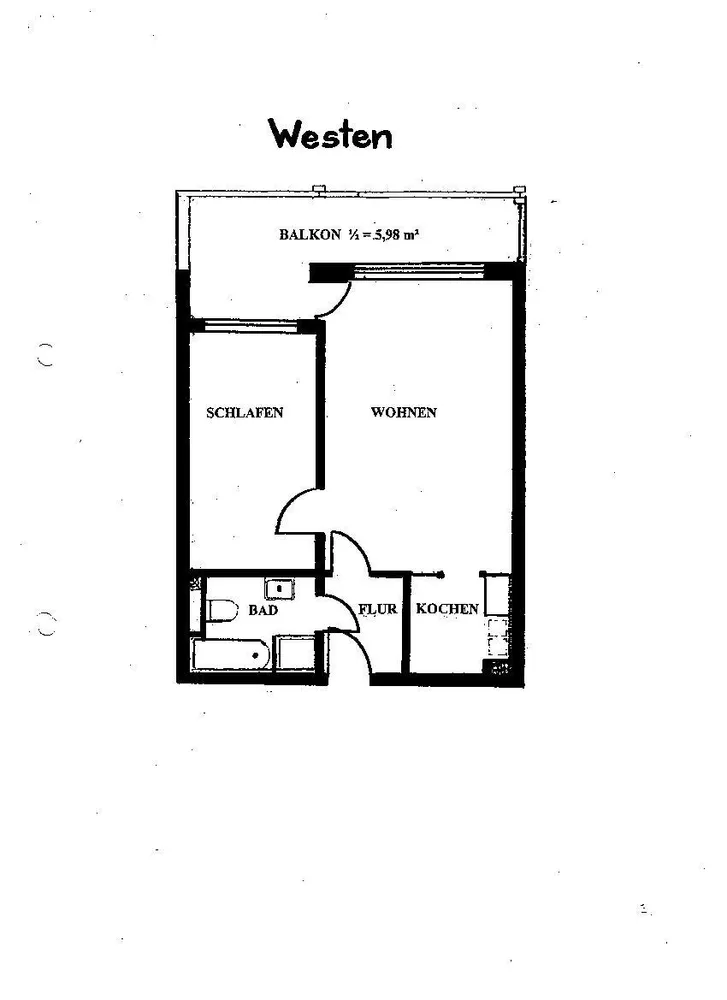 2 Zimmer Wohnung mit 57 m² in Augsburg – Bild 3
