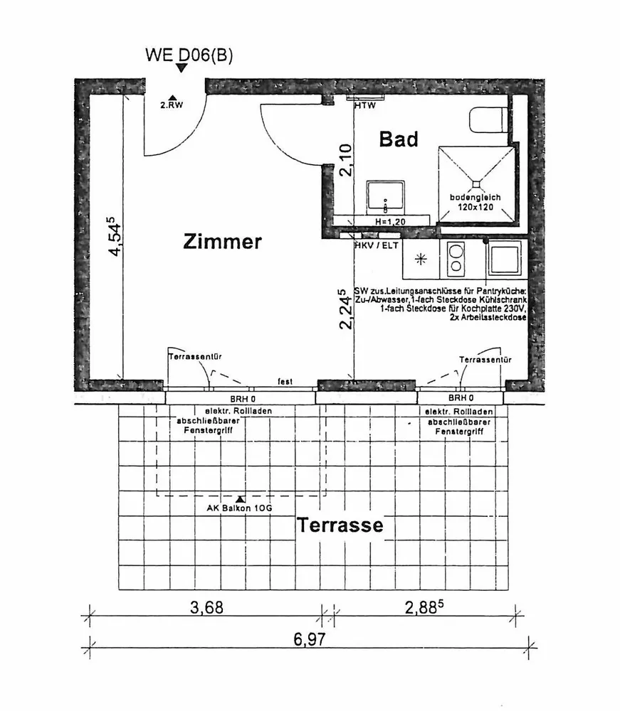 1 Zimmer Wohnung mit 41 m² in Freising – Bild 3