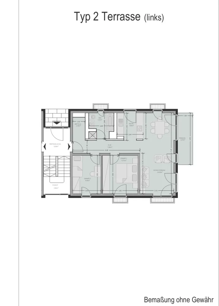 3 Zimmer Wohnung mit 68 m² in Berlin – Bild 2