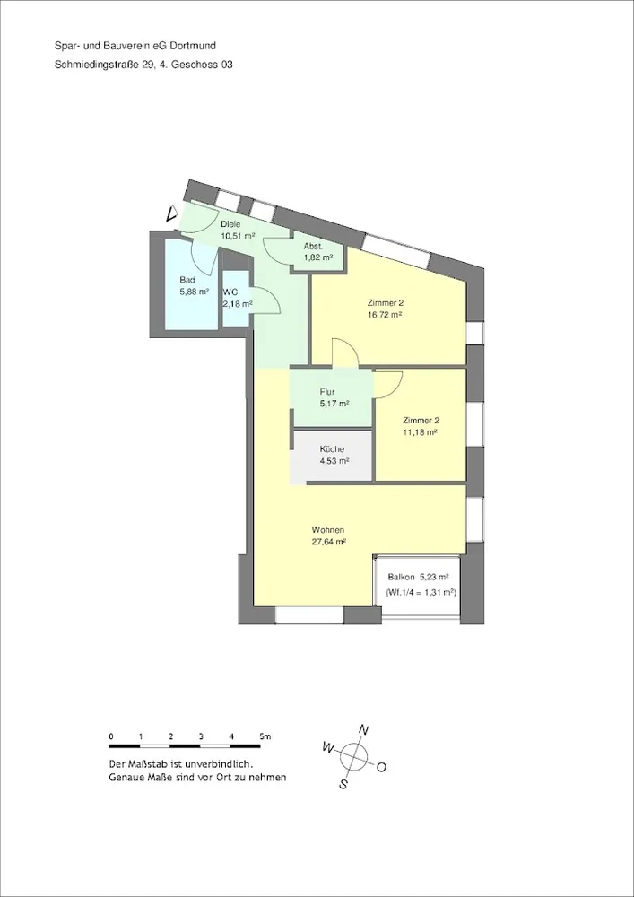3 room apartment with 88 m² in Dortmund – Photo 2
