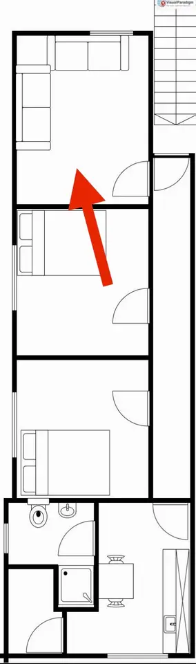 WG-Zimmer mit 57 m² in Oldenburg – Bild 8