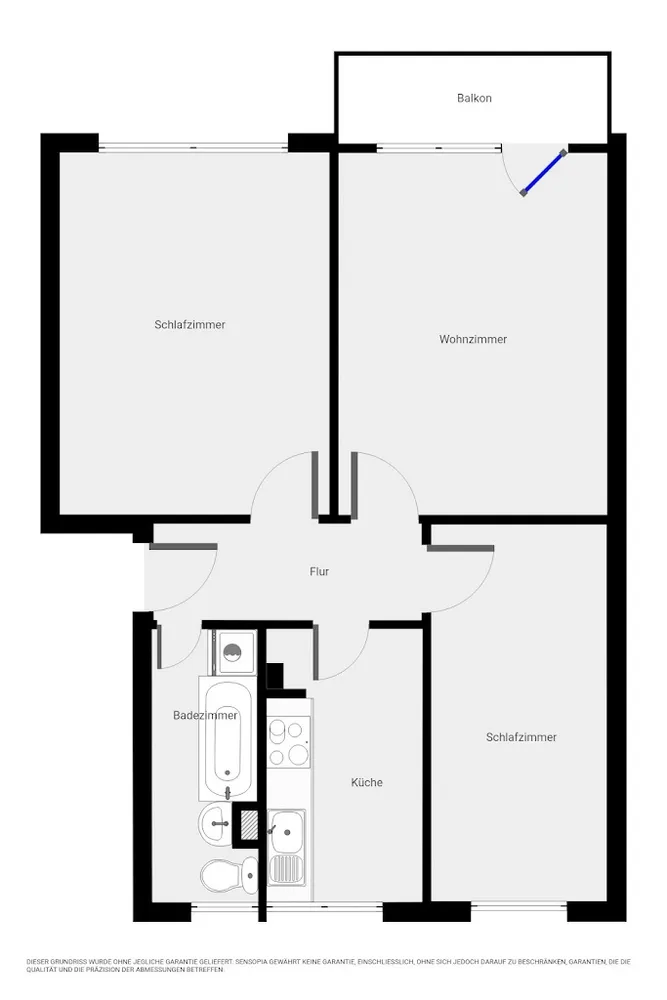 3 Zimmer Wohnung mit 61 m² in Halle (Saale) – Bild 4