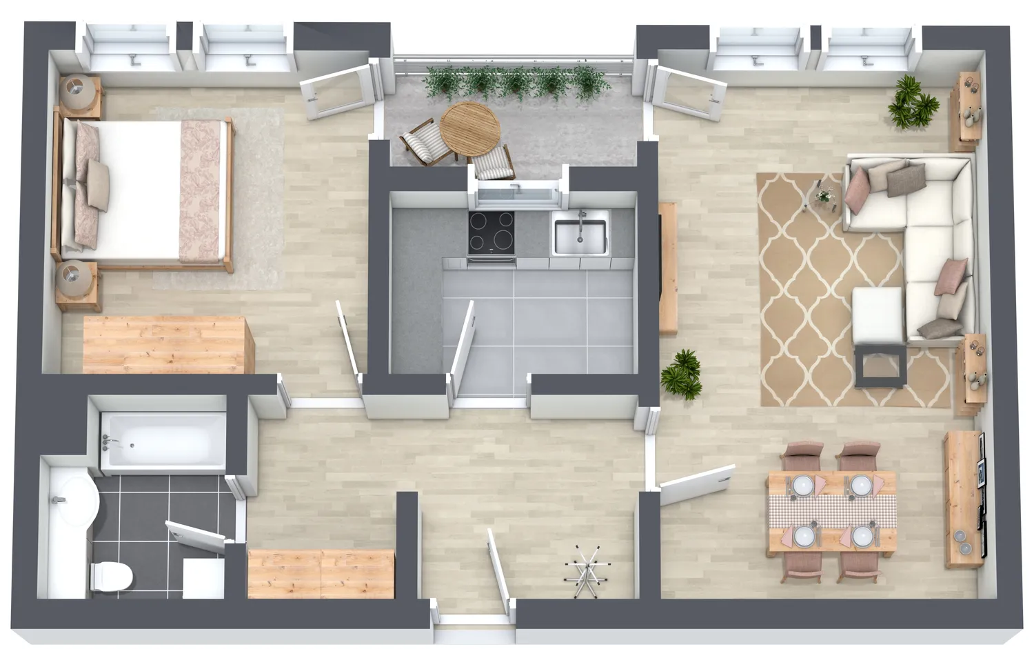 2 Zimmer Wohnung mit 65 m² in Plauen – Bild 5