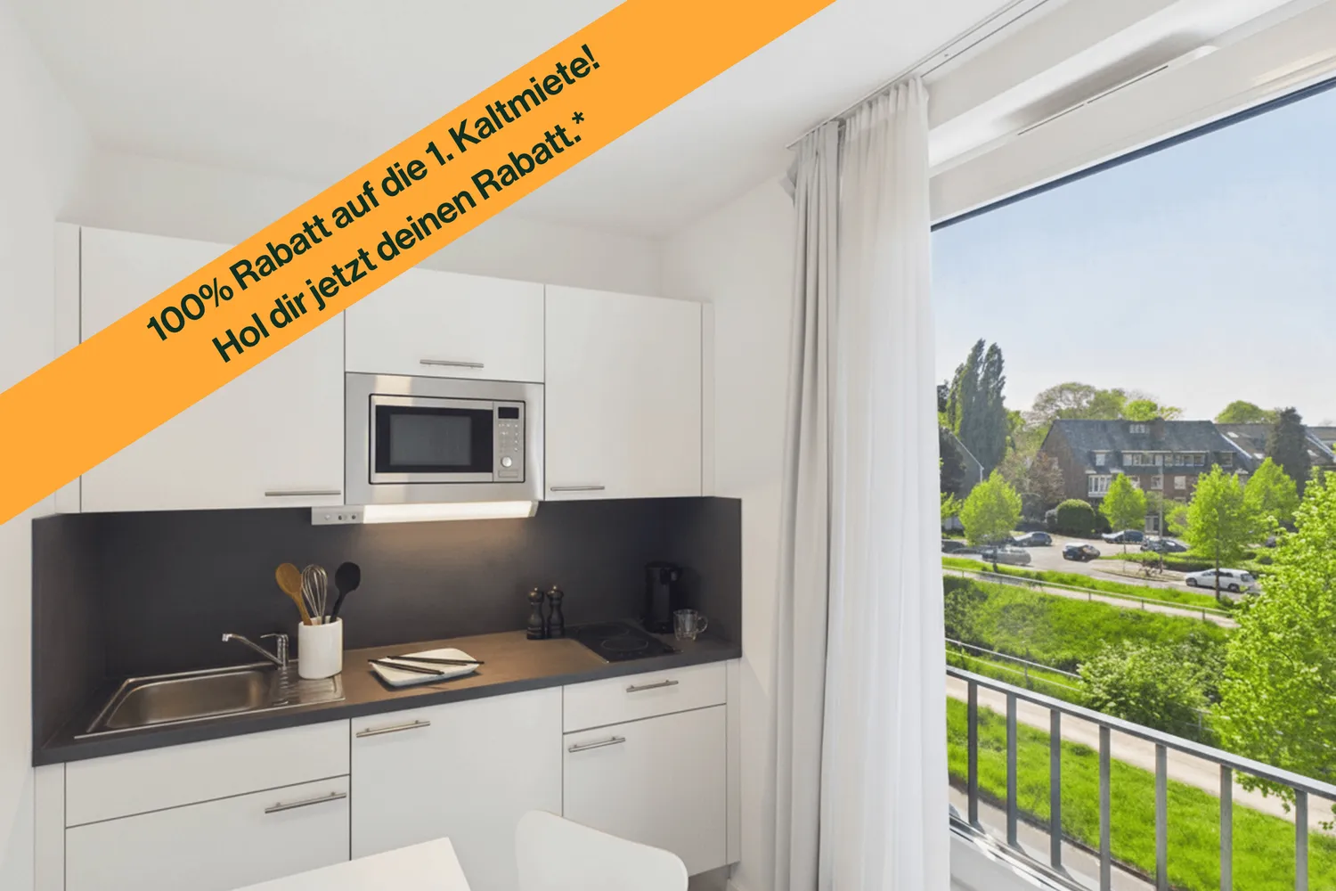 1 Zimmer Wohnung mit 29 m² in Düsseldorf – Bild 1
