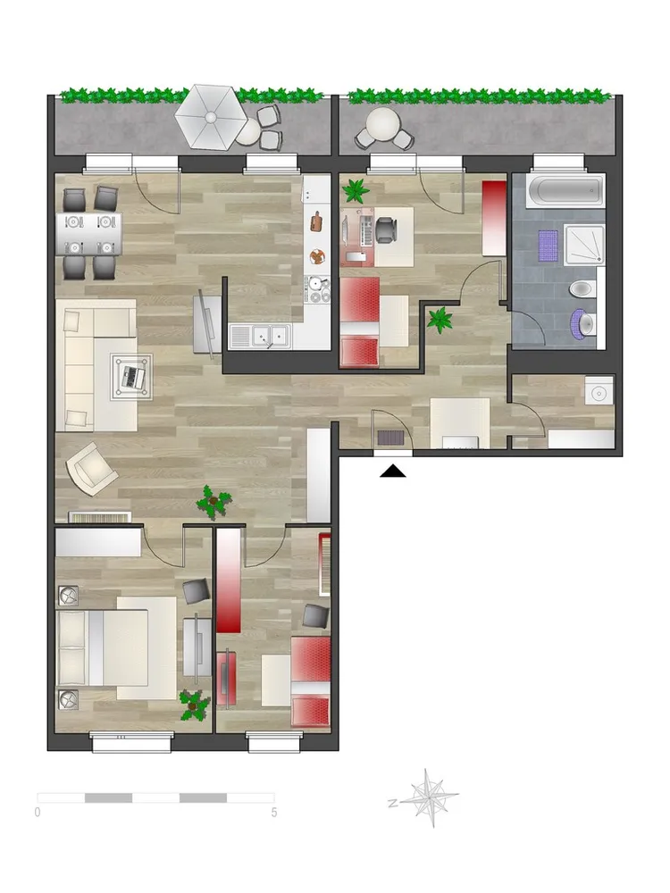 4 Zimmer Wohnung mit 103 m² in Chemnitz – Bild 4