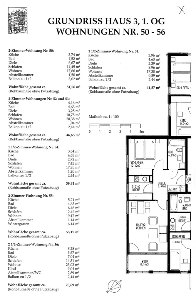 2 room apartment with 54 m² in Munich – Photo 6
