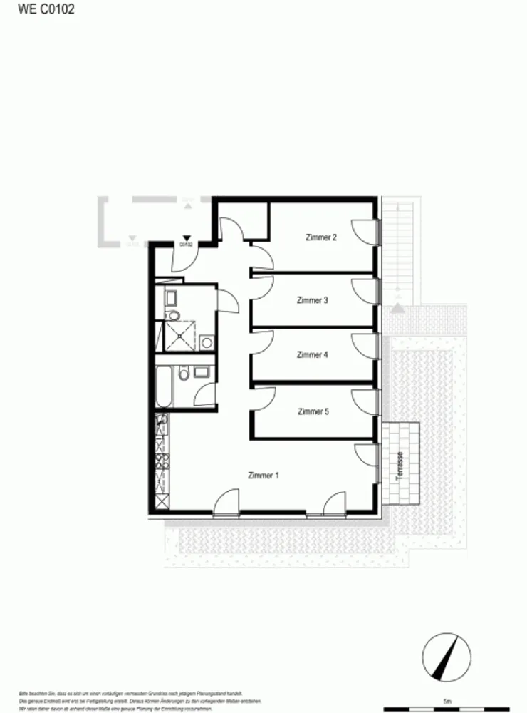 5 Zimmer Wohnung mit 99 m² in Berlin – Bild 2