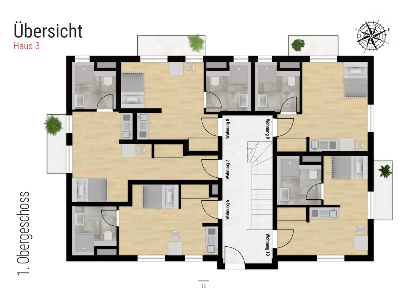1 room apartment with 27 m² in Augsburg – Photo 11