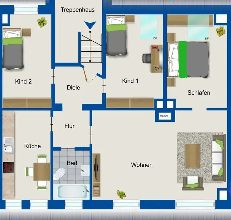 2 Zimmer Wohnung mit 78 m² in Essen – Bild 8
