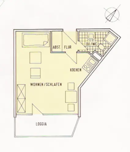 1 Zimmer Wohnung mit 34 m² in Stuttgart – Bild 8