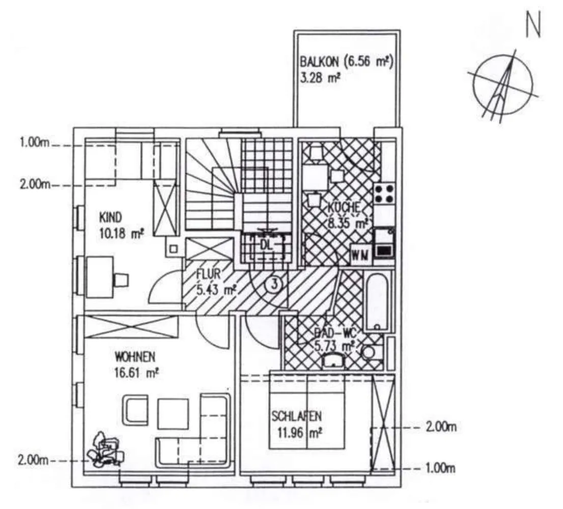 3 Zimmer Wohnung mit 62 m² in Zwickau – Bild 7