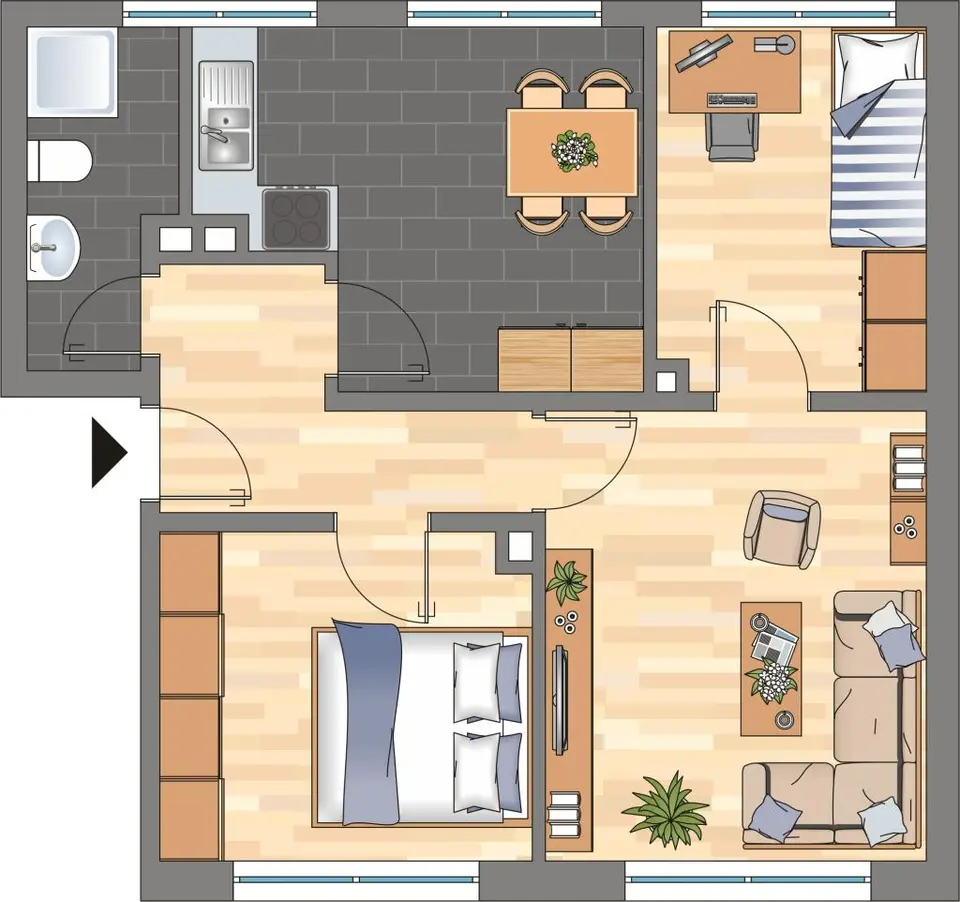 3 Zimmer Wohnung mit 63 m² in Wilhelmshaven – Bild 7