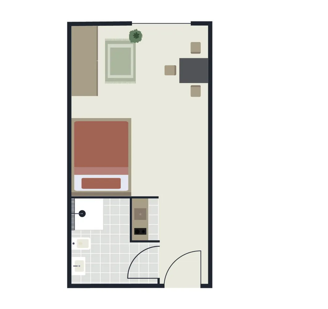 1 Zimmer Wohnung mit 22 m² in Saarbrücken – Bild 8