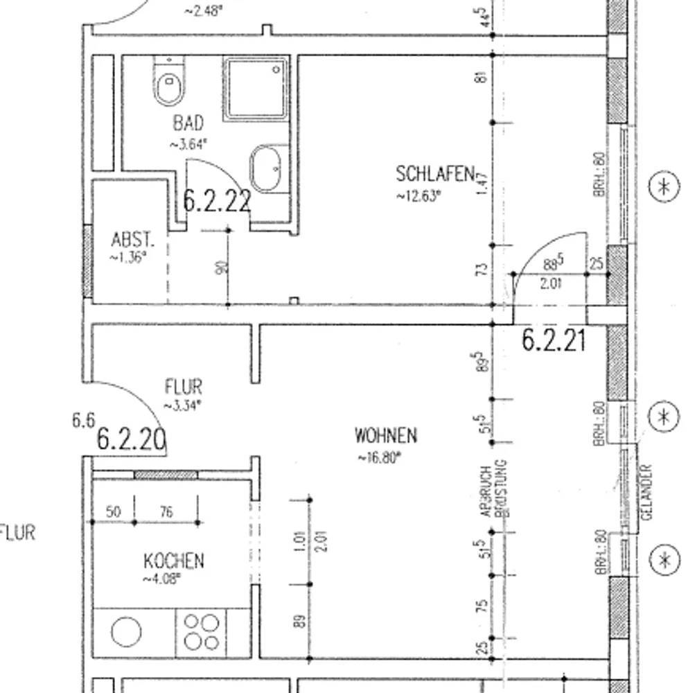 2 Zimmer Wohnung mit 41 m² in Achim – Bild 1