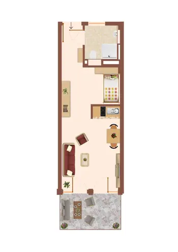 1 Zimmer Wohnung mit 40 m² in Nürnberg – Bild 9