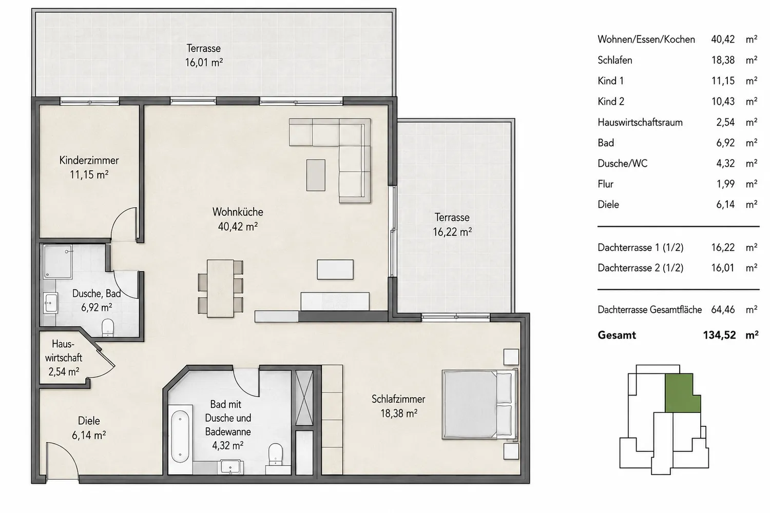 3 room apartment with 134 m² in Frankfurt am Main – Photo 11