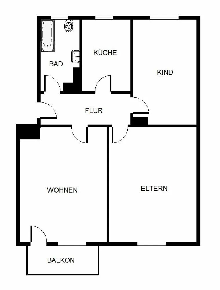 3 Zimmer Wohnung mit 63 m² in Mainz – Bild 2