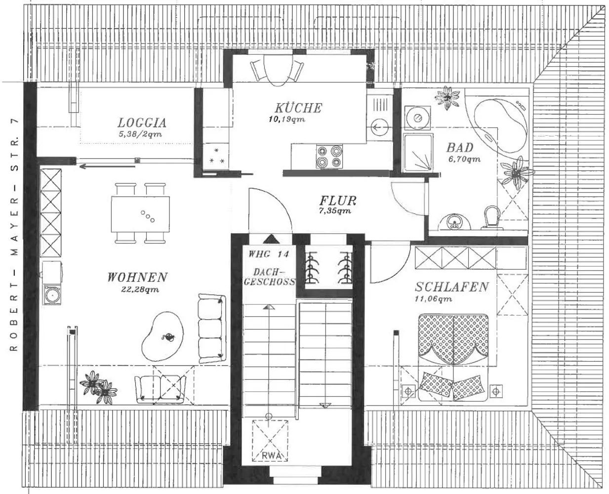 2 Zimmer Wohnung mit 61 m² in Leipzig – Bild 2