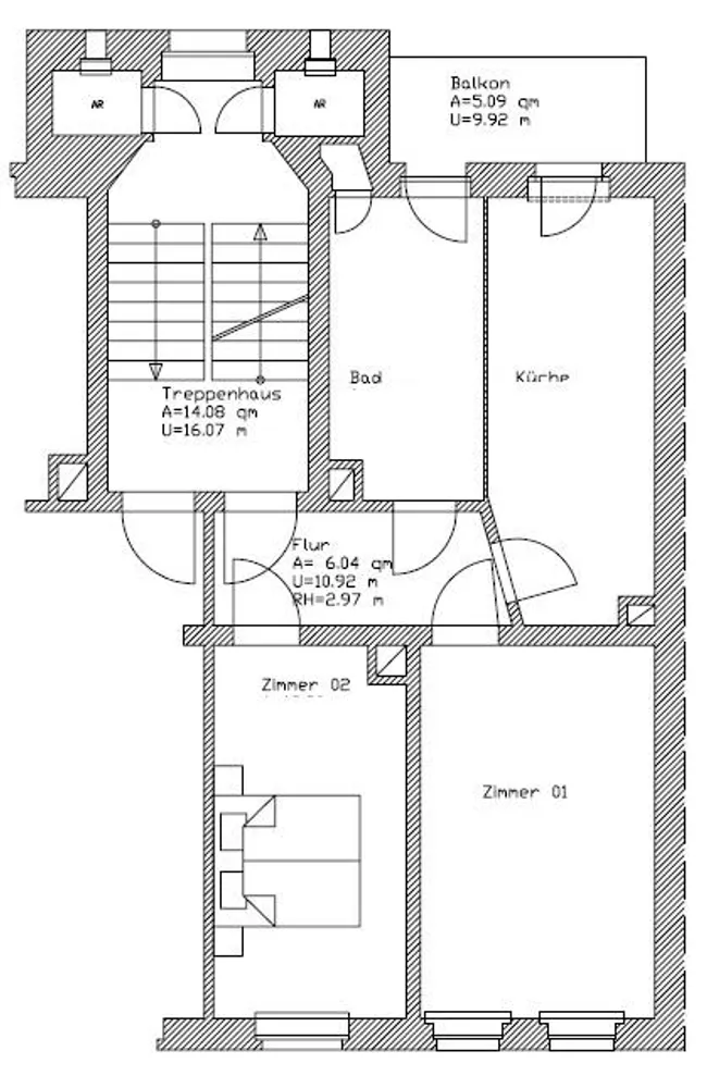 2 Zimmer Wohnung mit 58 m² in Leipzig – Bild 1