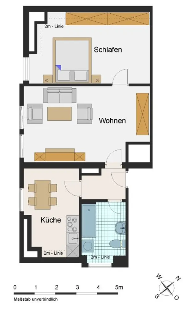 2 Zimmer Wohnung mit 57 m² in Essen – Bild 8