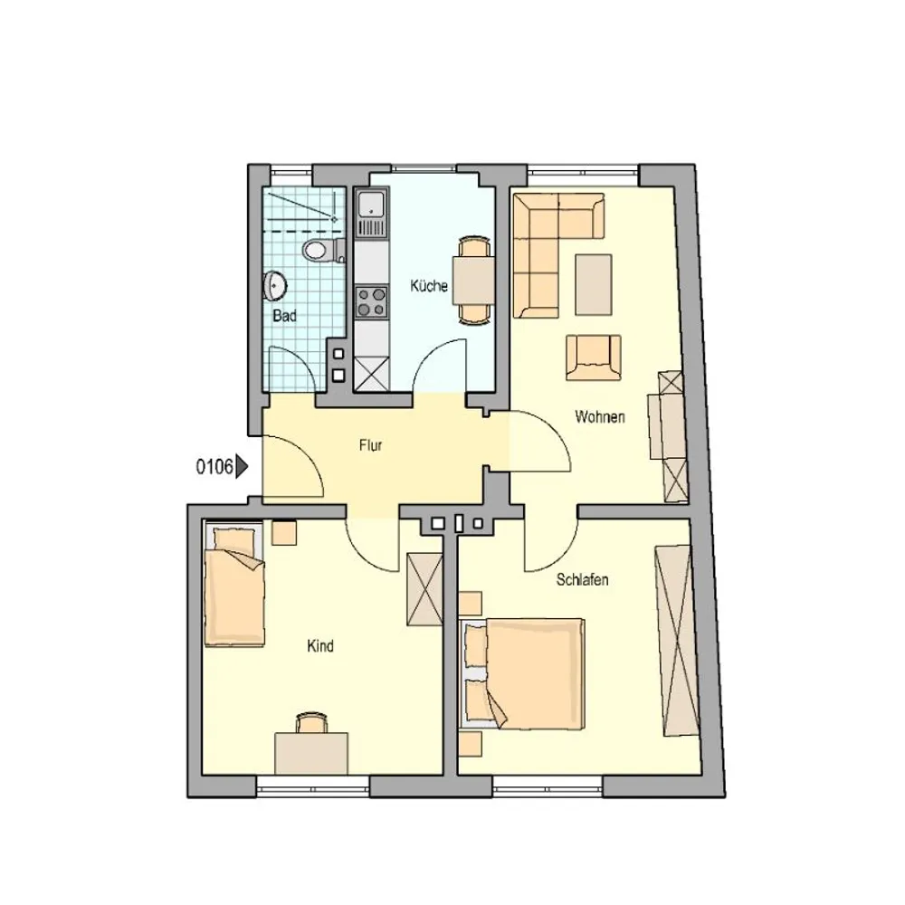 3 Zimmer Wohnung mit 67 m² in Herne – Bild 10