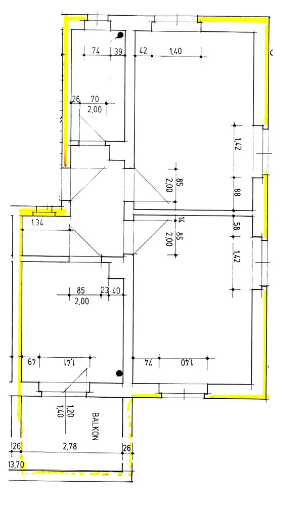 2 room apartment with 49 m² in Radebeul – Photo 3