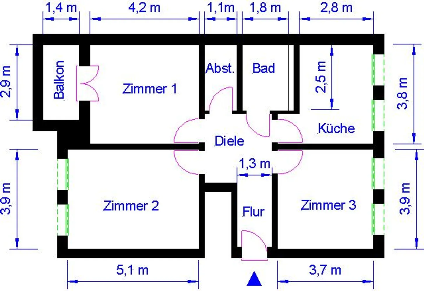3 room apartment with 83 m² in Magdeburg – Photo 4