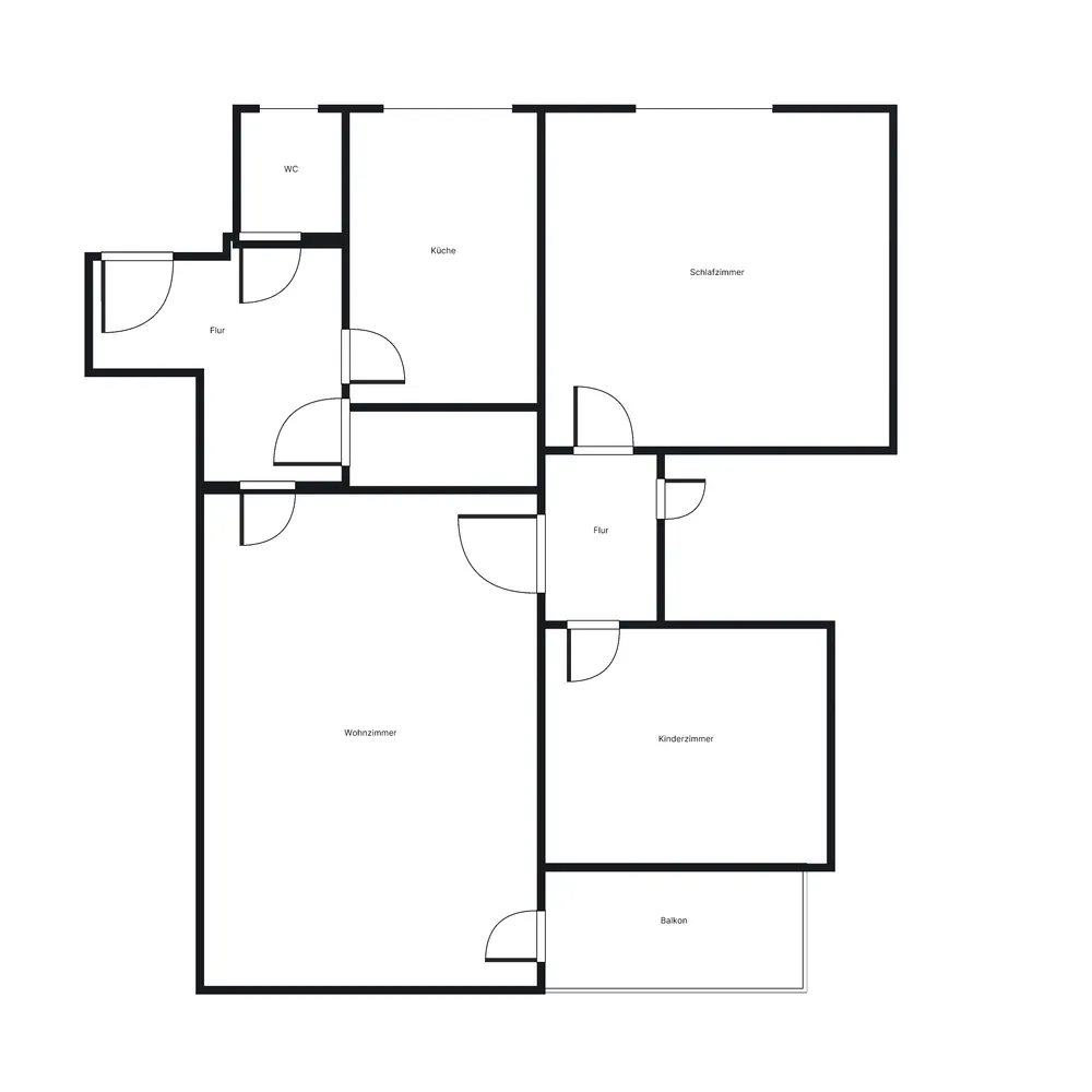 3 room apartment with 78 m² in Brunswick – Photo 2