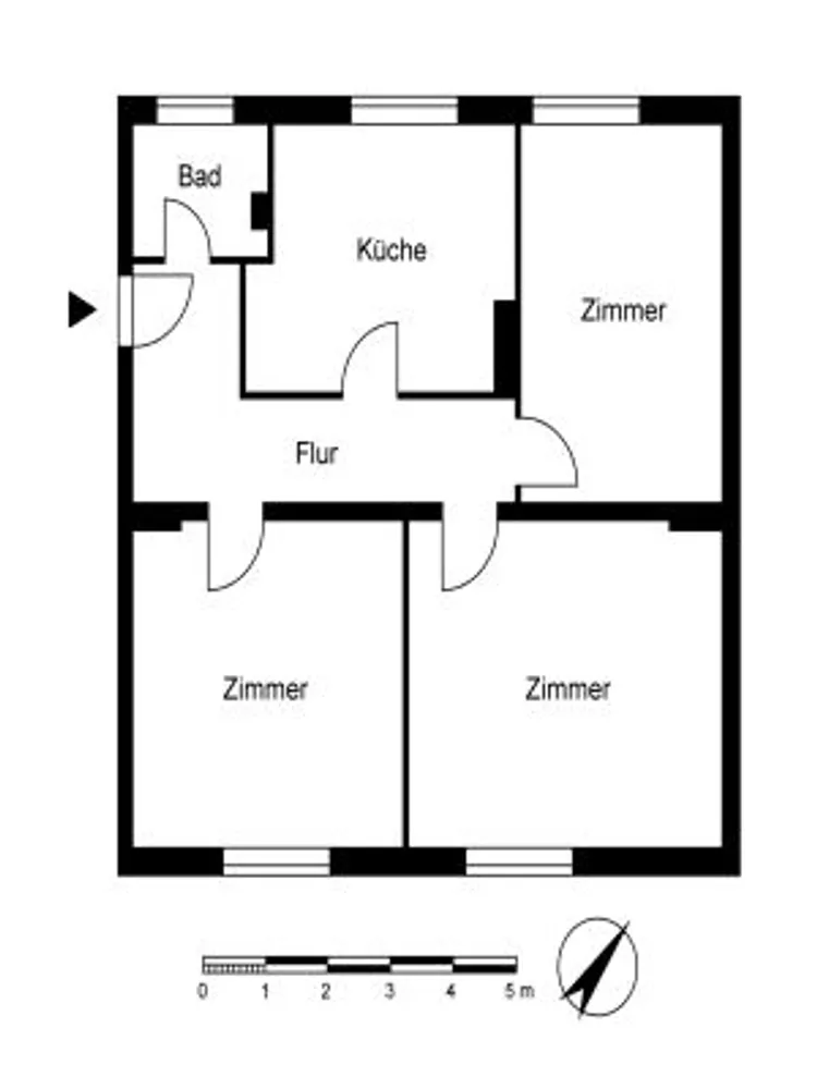 3 Zimmer Wohnung mit 79 m² in Düsseldorf – Bild 2