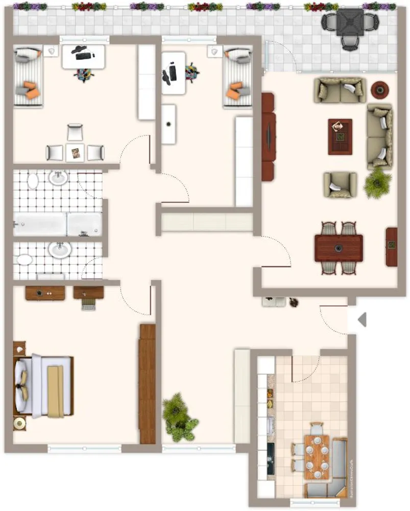 4 Zimmer Wohnung mit 97 m² in Mönchengladbach – Bild 3